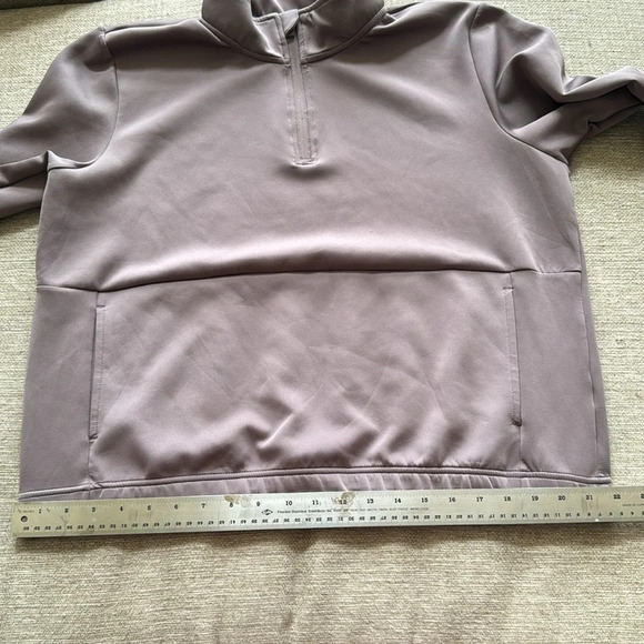 Z Zella GO TIME TRAVEL PULLOVER IN GREY SPARROW size large - Picture 9 of 10